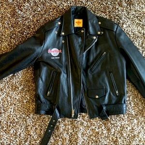 Hard Rock Cafe leather bikers jacket